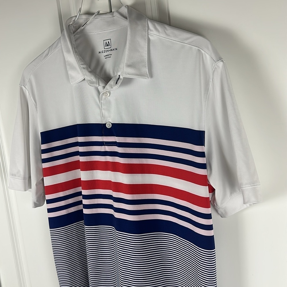 Mizzen+Main Striped Versa Polo Shirt - Picture 6 of 8